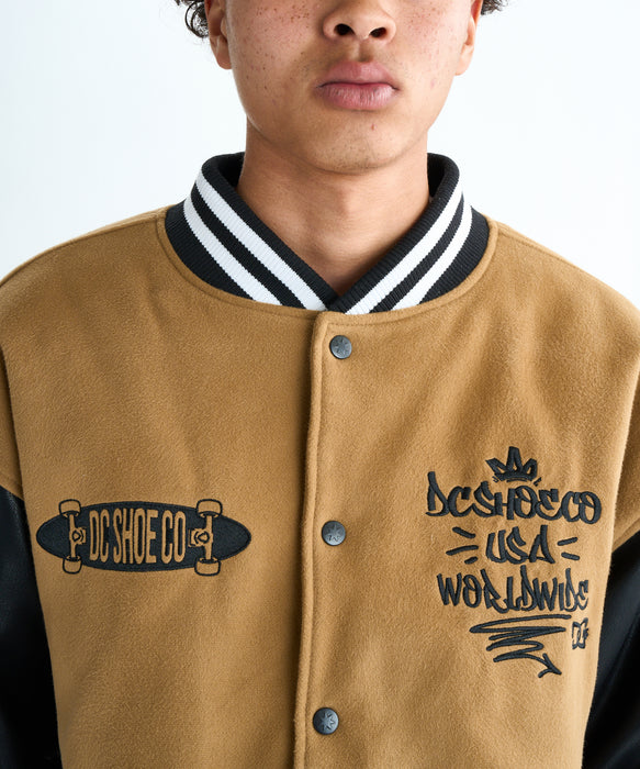 OUTLET】DC Shoes 25 VARSITY JACKET ジャケット アウター メンズ