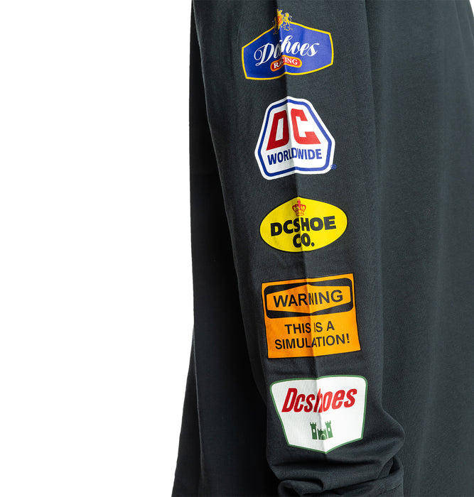 【OUTLET】DC Shoes ALL GAS HLS メンズ Tシャツ ロンT