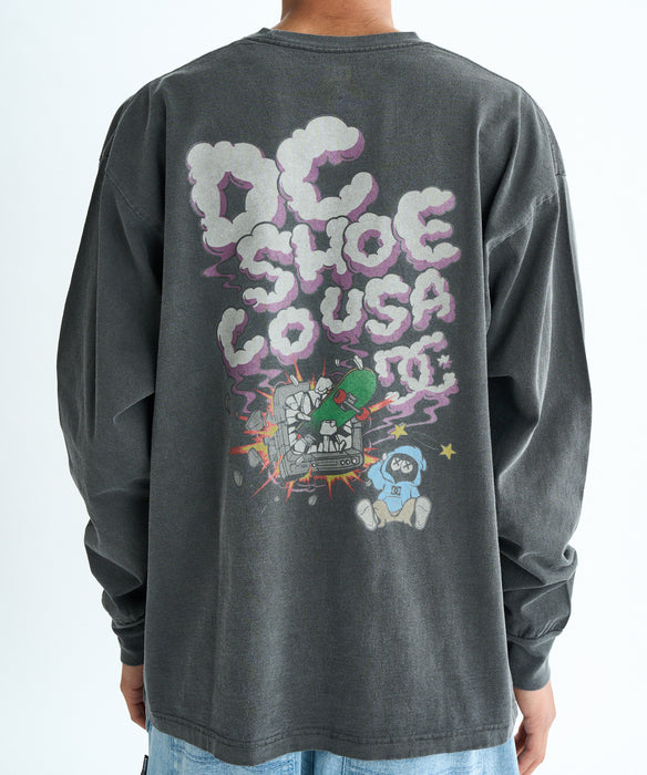 【OUTLET】DC Shoes  25 CLASH DECK LS 長袖Tシャツ メンズ
