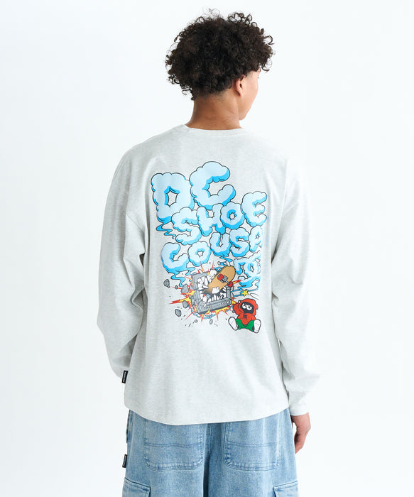 デコッパチ♡ DC Shoes 25 CLASH DECK LS 長袖Tシャツ メンズ