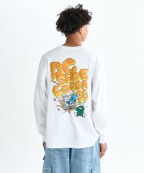 DC Shoes 25 CLASH DECK LS 長袖Tシャツ メンズ