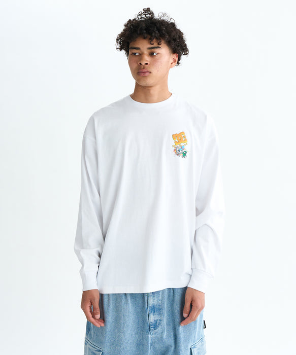 OUTLET】DC Shoes 25 CLASH DECK LS 長袖Tシャツ メンズ
