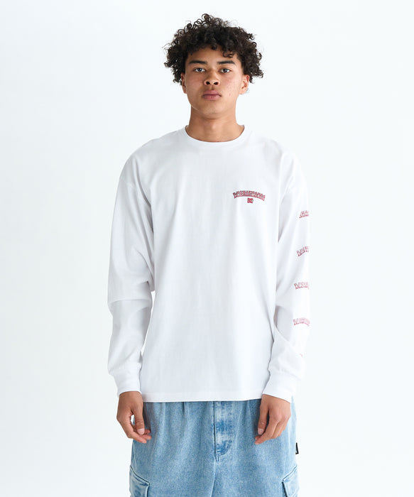 【OUTLET】DC Shoes 25 SKATE SKULL LS 長袖Tシャツ メンズ