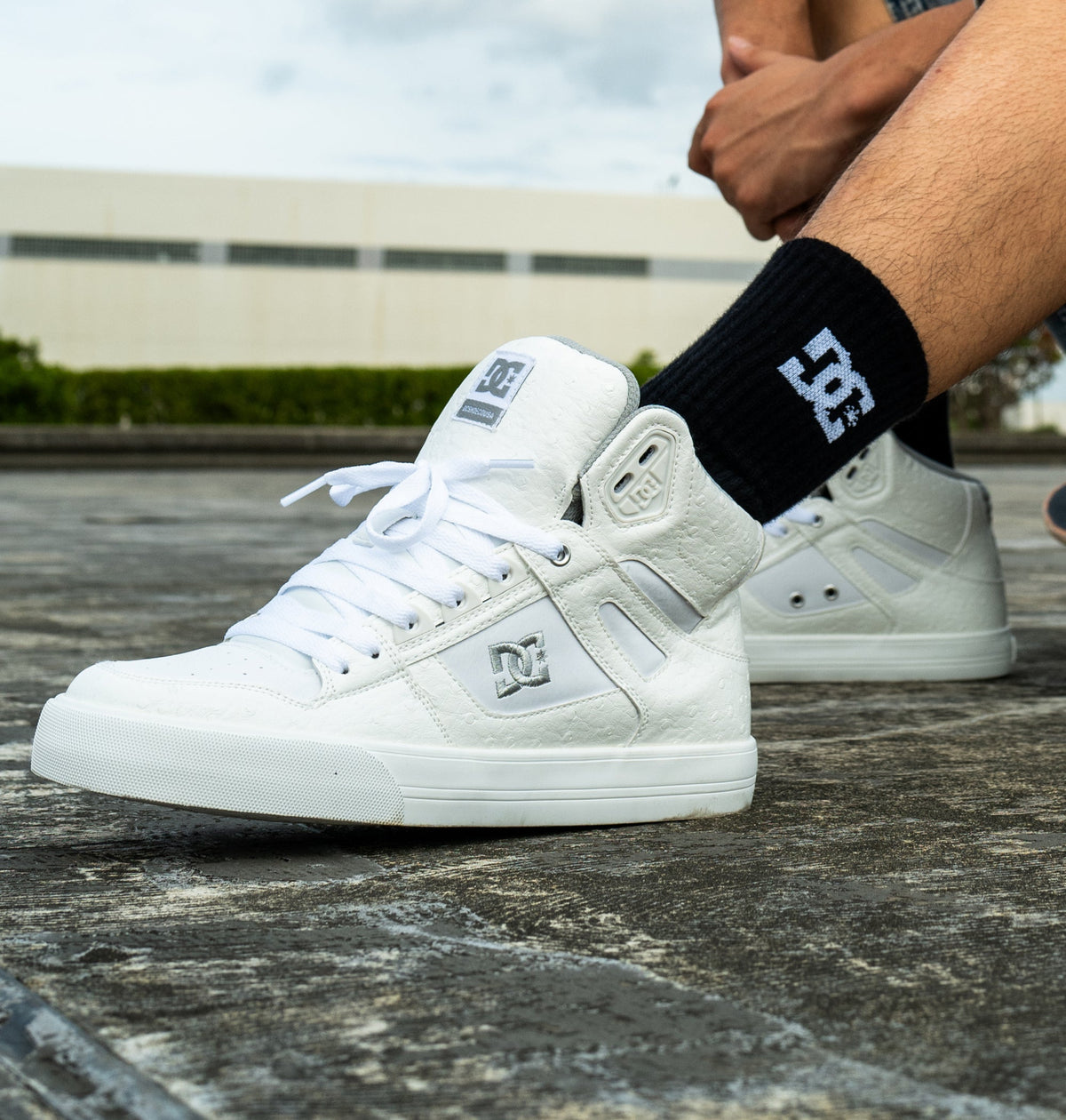 OUTLET】DC SHOES PURE HIGH-TOP SE SN メンズ フットウェア