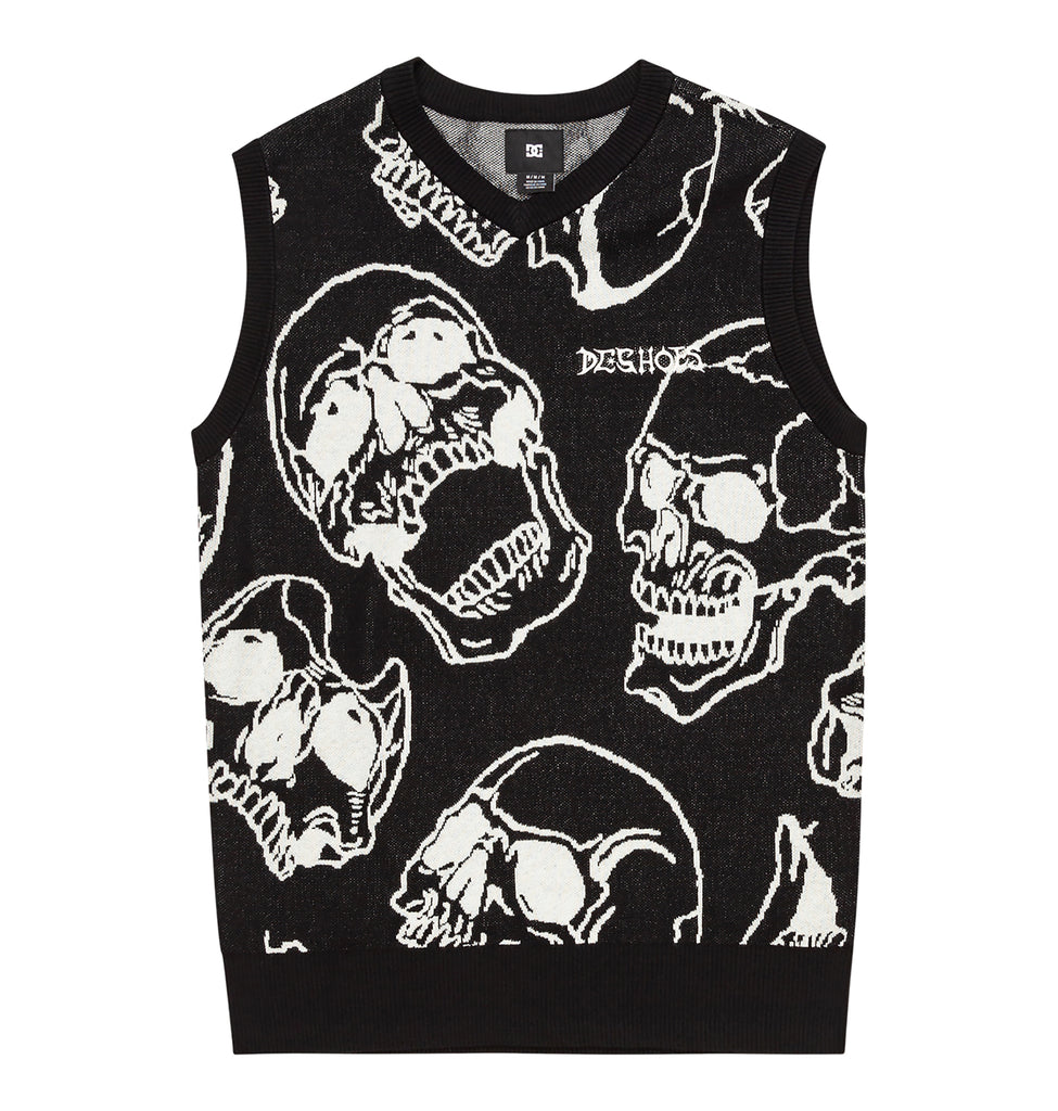 DimMoire Skullニットベスト OUTLET】DC Shoes FRACTURE SWEATER VEST メンズ ニットベスト
