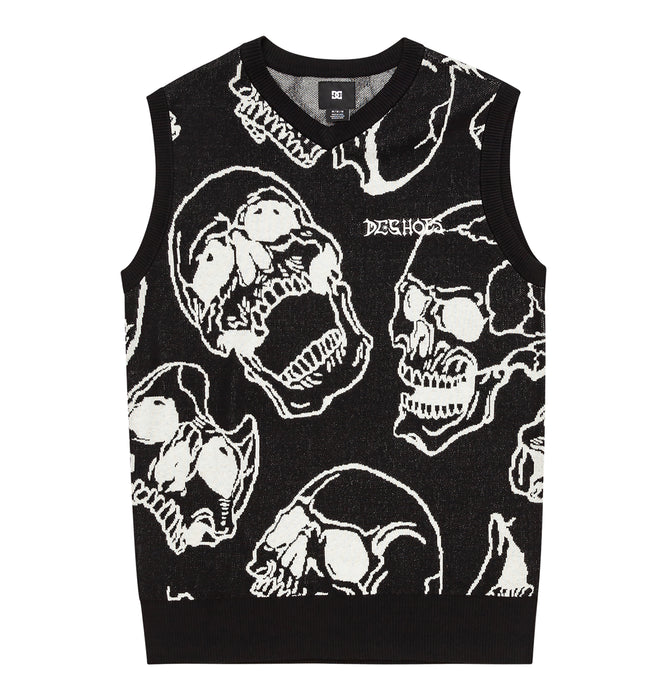 【OUTLET】DC Shoes FRACTURE SWEATER VEST メンズ ニットベスト