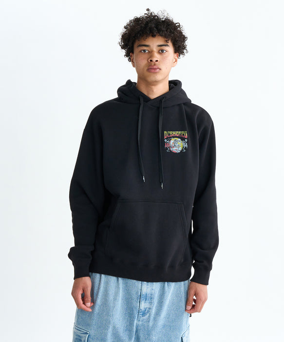 【OUTLET】DC Shoes 25 ROCKSKULL PH フーディ パーカー 裏起毛 メンズ