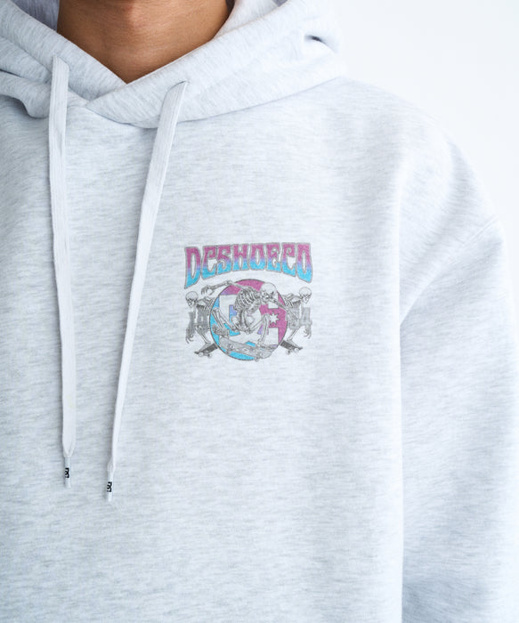 【OUTLET】DC Shoes 25 ROCKSKULL PH フーディ パーカー 裏起毛 メンズ