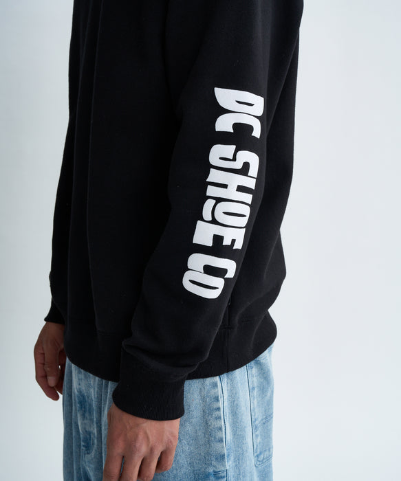 DC Shoes 25 NAUGHTY BOYS CREWNECK PULLOVER プルオーバー 裏起毛 メンズ