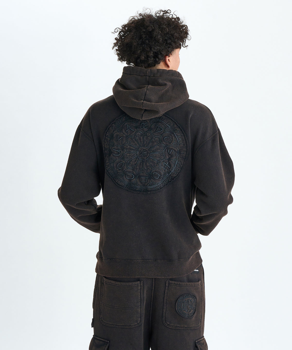 DC Shoes 25 HIDDEN DRAWING PH フーディ パーカー 裏起毛