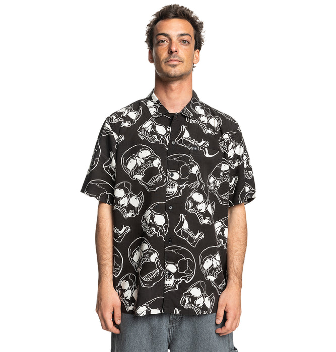 【OUTLET】DC Shoes FRACTURE SS BUTTON UP メンズ シャツ