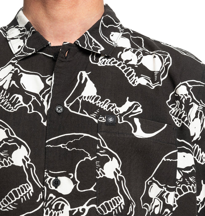 【OUTLET】DC Shoes FRACTURE SS BUTTON UP メンズ シャツ