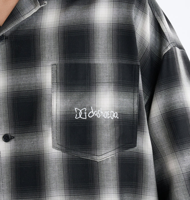 【OUTLET】DC Shoes 25 OMBRE CHECK SHIRT SS