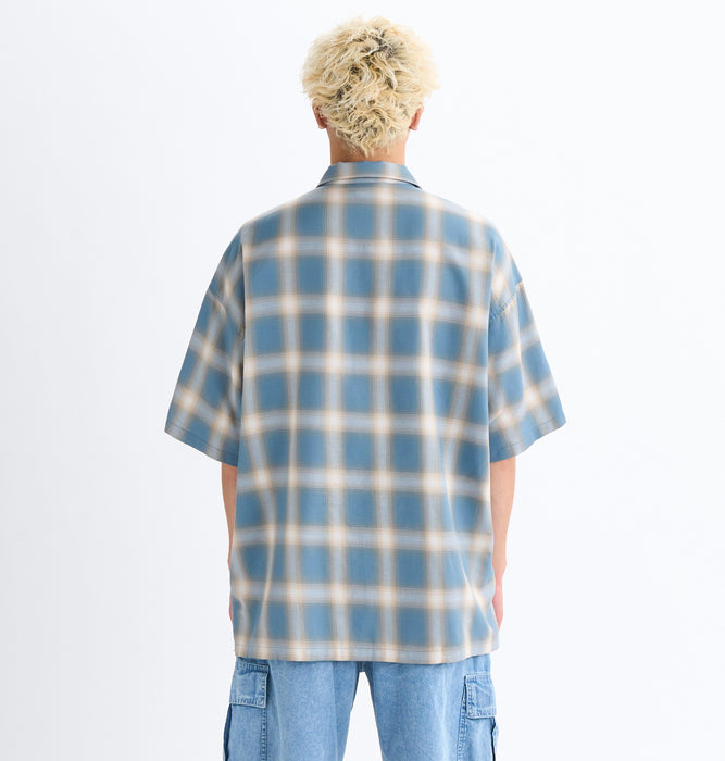 【OUTLET】DC Shoes 25 OMBRE CHECK SHIRT SS