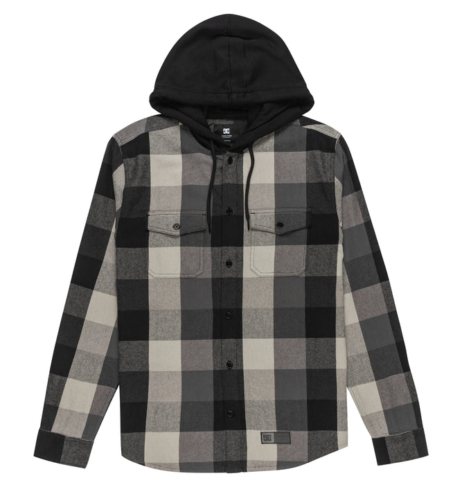 【OUTLET】DC Shoes RUCKUS HOODED フランネルシャツ メンズ