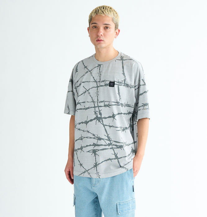 【OUTLET】DC Shoes 25 BARBED WIRE SS メンズ Tシャツ