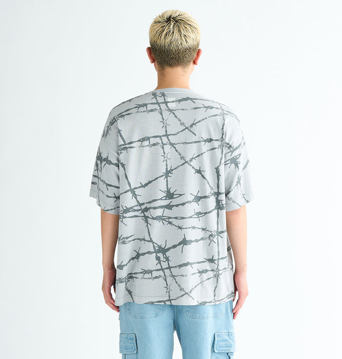 【OUTLET】DC Shoes 25 BARBED WIRE SS メンズ Tシャツ
