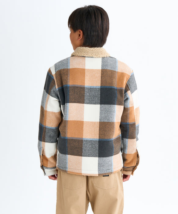 Quiksilver キッズ・ユース DNA SHERPA HARRINGTON YOUTH ライニングボアジャケット (130-160CM) (130-160CM)