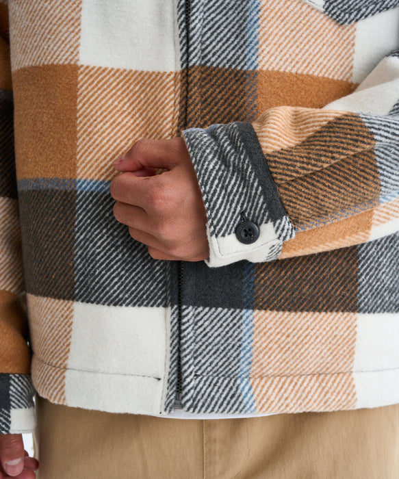 Quiksilver キッズ・ユース DNA SHERPA HARRINGTON YOUTH ライニングボアジャケット (130-160CM) (130-160CM)