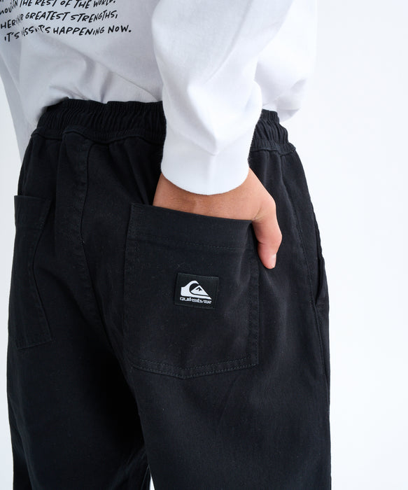 Quiksilver キッズ・ユース TAXER HEAVY TWILL PANT YOUTH パンツ (130-160CM)