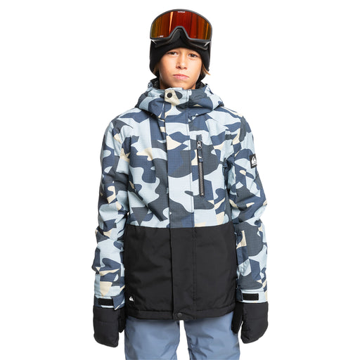 OUTLET】Quiksilver MISSION PRINTED BLOCK YOUTH JK