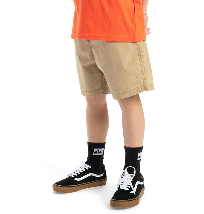 【OUTLET】Quiksilver TAXER YOUTH キッズ ショーツ ハーフパンツ