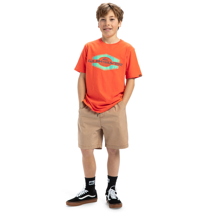 【OUTLET】Quiksilver TAXER YOUTH キッズ ショーツ ハーフパンツ