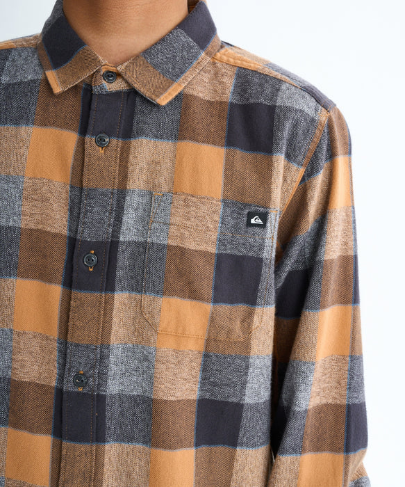 Quiksilver キッズ・ユース MOTHERFLY PLAID YOUTH フランネルシャツ (130-160CM)