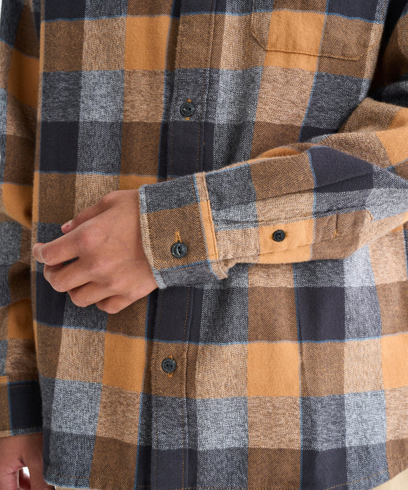 Quiksilver キッズ・ユース MOTHERFLY PLAID YOUTH フランネルシャツ (130-160CM)