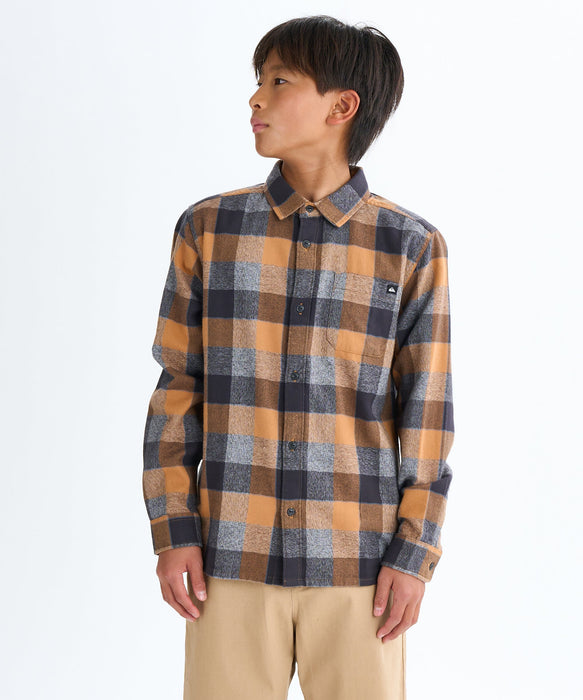 QUIKSILVER キッズ MOTHERFLY PLAID YOUT 長袖シャツ 【2026年秋冬モデル】