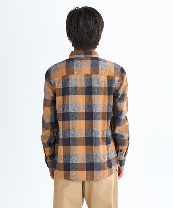 Quiksilver キッズ・ユース MOTHERFLY PLAID YOUTH フランネルシャツ (130-160CM)