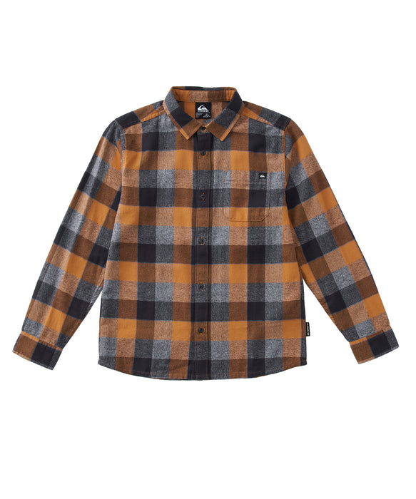 Quiksilver キッズ・ユース MOTHERFLY PLAID YOUTH フランネルシャツ (130-160CM)