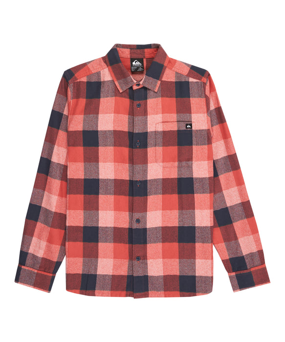 Quiksilver キッズ・ユース MOTHERFLY PLAID YOUTH フランネルシャツ (130-160CM)