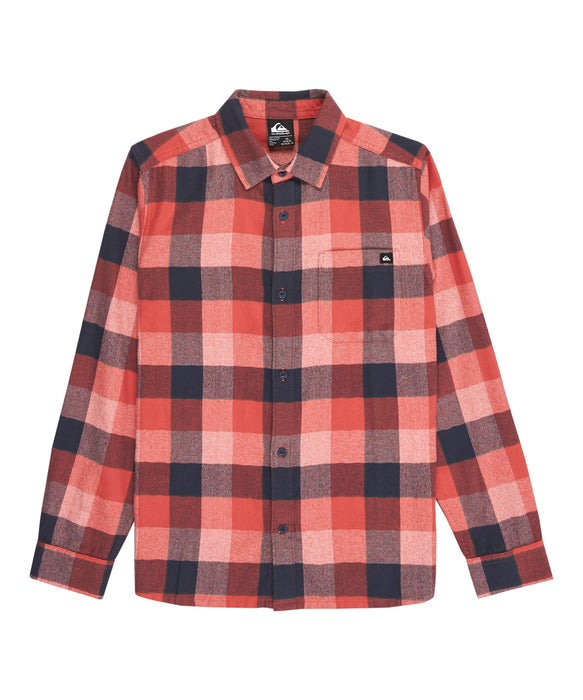 QUIKSILVER キッズ MOTHERFLY PLAID YOUT 長袖シャツ 【2026年秋冬モデル】