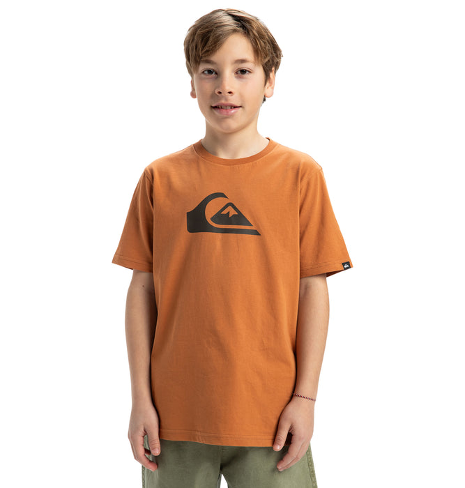 【OUTLET】QUIKSILVER キッズ・ユース EV COMP LOGO SS YTH 半袖コットンTシャツ ロゴT (130-160cm)