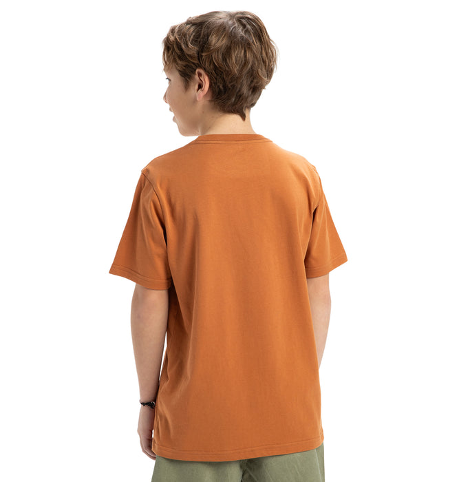 【OUTLET】QUIKSILVER キッズ・ユース EV COMP LOGO SS YTH 半袖コットンTシャツ ロゴT (130-160cm)