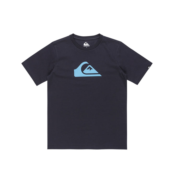 【OUTLET】QUIKSILVER キッズ・ユース EV COMP LOGO SS YTH 半袖コットンTシャツ ロゴT (130-160cm)