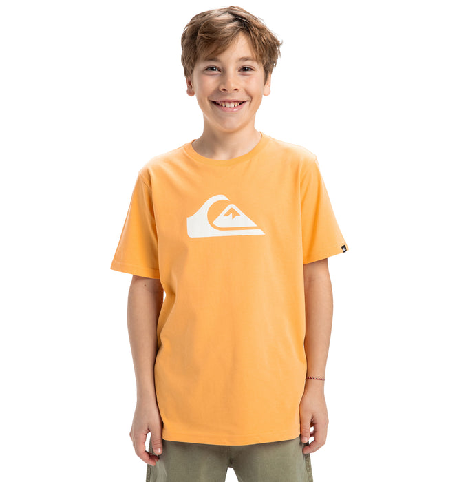 【OUTLET】QUIKSILVER キッズ・ユース EV COMP LOGO SS YTH 半袖コットンTシャツ ロゴT (130-160cm)