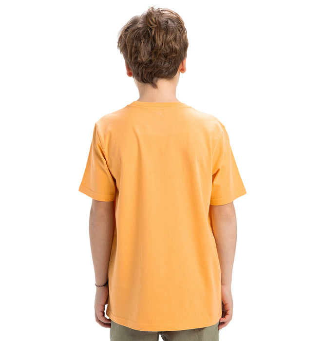 【OUTLET】QUIKSILVER キッズ・ユース EV COMP LOGO SS YTH 半袖コットンTシャツ ロゴT (130-160cm)
