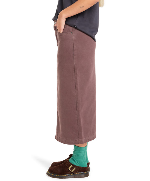 Quiksilver 【オンラインストア・直営店限定】 MASON SKIRT ウィメンズ ロングスカート コットンツイル