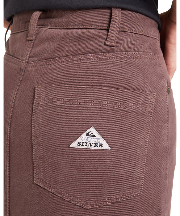 Quiksilver 【オンラインストア・直営店限定】 MASON SKIRT ウィメンズ ロングスカート コットンツイル