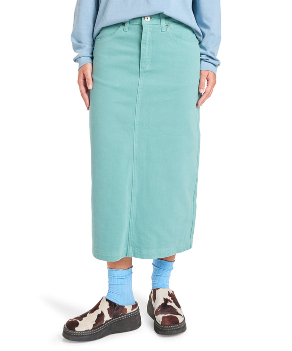 Quiksilver 【オンラインストア・直営店限定】 MASON SKIRT ウィメンズ ロングスカート コットンツイル