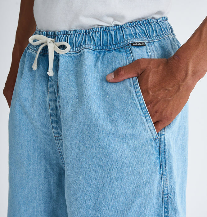 Quiksilver TAXER DENIM SHORT メンズ ボトムス ショーツ ハーフパンツ
