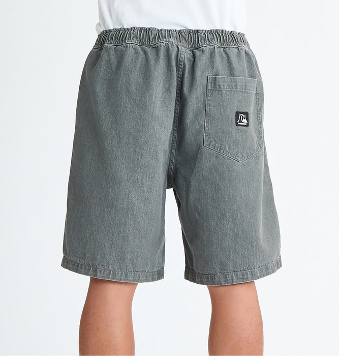 Quiksilver TAXER DENIM SHORT メンズ ボトムス ショーツ ハーフパンツ