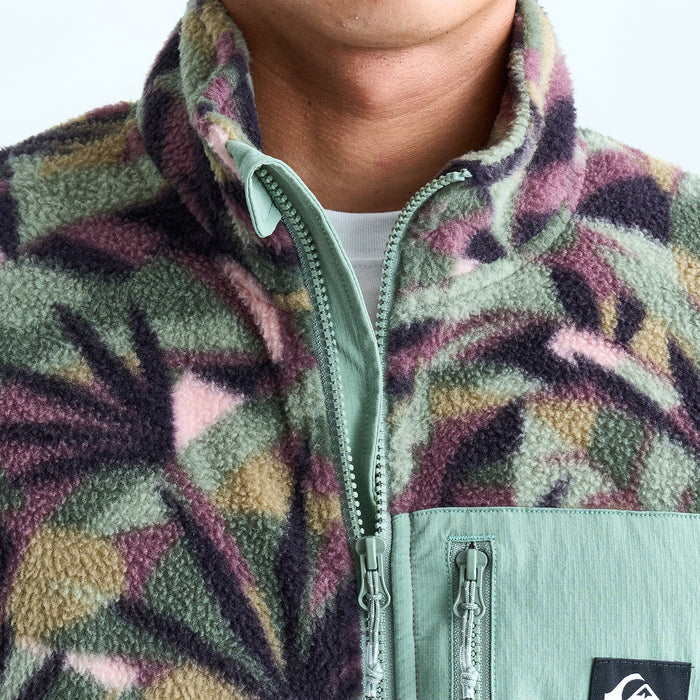 【OUTLET】QUIKSILVER メンズ CLEAN COAST FZ 長袖スウェット レギュラーフィット