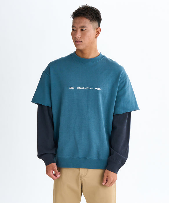 Quiksilver メンズ OPENBAR CREW プルオーバー