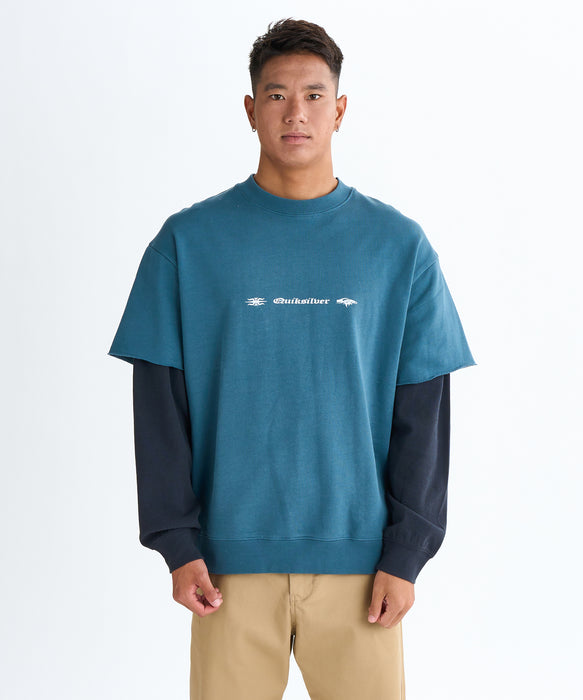 Quiksilver メンズ OPENBAR CREW プルオーバー