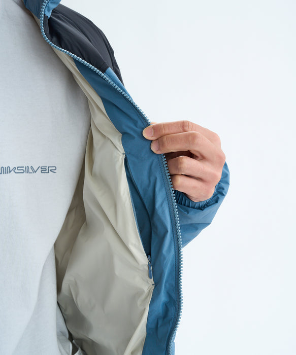 【OUTLET】Quiksilver メンズ STAY PUFF JACKET 中綿ジャケット ジップハンドポケット 撥水加工
