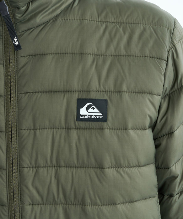 Quiksilver メンズ SCALY FZ 中綿キルティングジャケット インナー