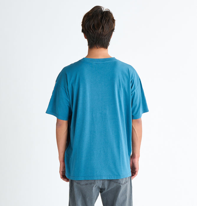 OUTLET FAMILY SALE】QUIKSILVER メンズ GLOBAL HEAT COLOR BL 半袖ニット